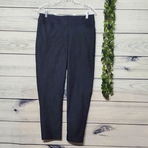 New York & Co Dark Denim Crop Trousers, Size 10 Petite